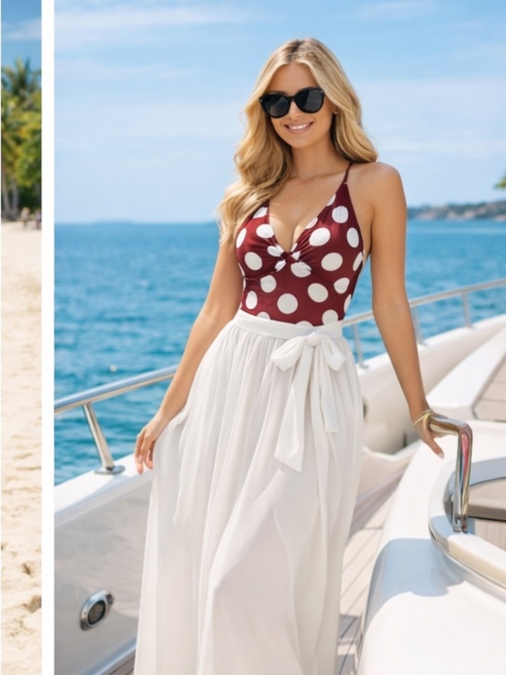 MNG polka dot swimsuit bloggers fav